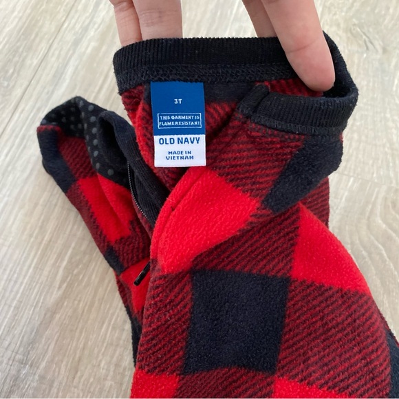 Bundle 4 Girls Fleece Feetie Pajamas 3T - Picture 5 of 5